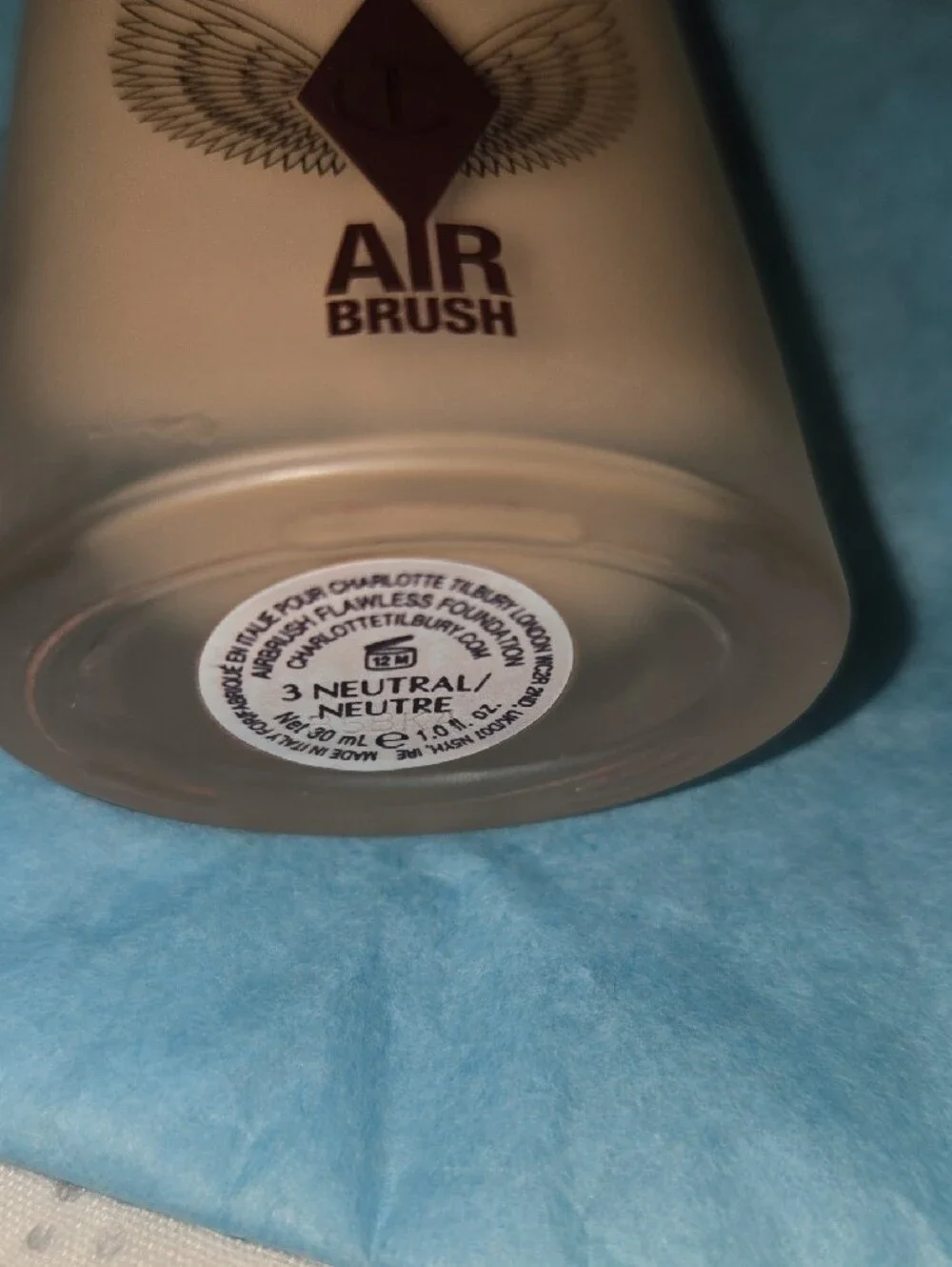 Charlotte Tilbury Airbrush Flawless Foundation in Shade 3 Neutral